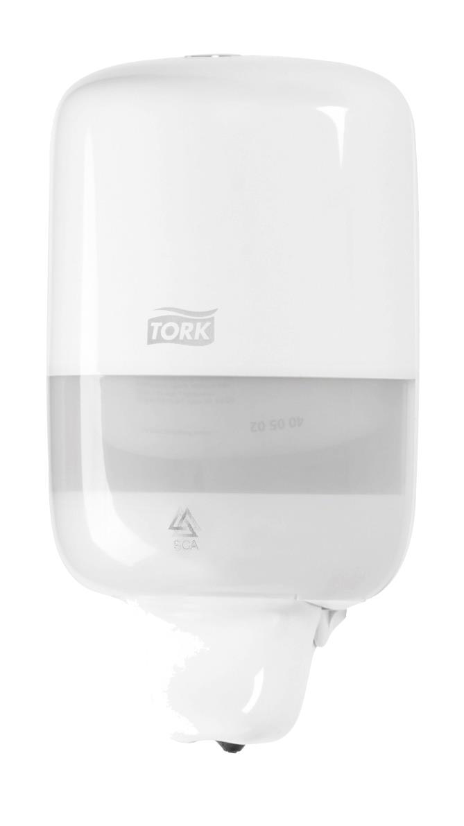 770367 Tork 561000 Dispenser TORK flytende s&#229;pe S2 hvit 